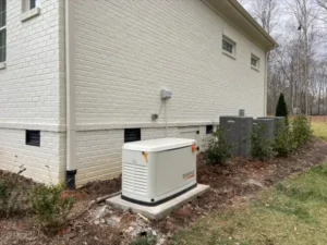 Ewing Electric Co provides whole-home generator installation services in Charlotte, NC, with automatic power backup systems that detect outages instantly and run quietly in waterproof outdoor enclosures. These generators ensure uninterrupted power during blackouts and are connected directly to the home's breaker panel for seamless energy transfer. Installed with noise reduction and weather protection in mind, they offer reliable comfort without the inconvenience of loud engine noise.