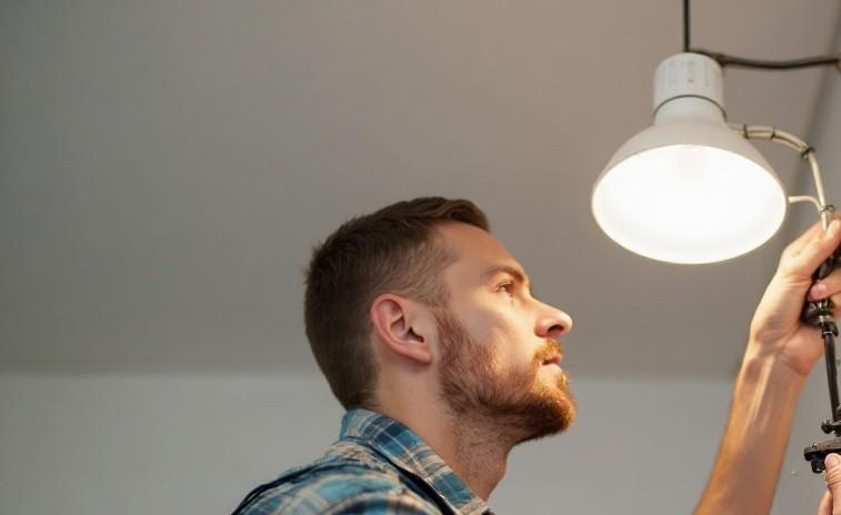 Charlotte NC electrician troubleshooting flickering lights in residential home